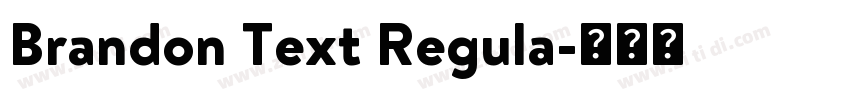 Brandon Text Regula字体转换 Brandon Text Regula字体转换